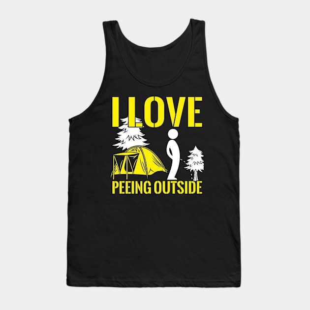 Camp Camping Camper Campfire Campsite Hiking Gift Tank Top by Tee__Dot